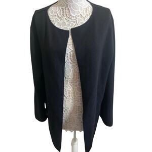 Pow Wow Vintage Black Open Knit Cardigan / Cape – Women’s 1X